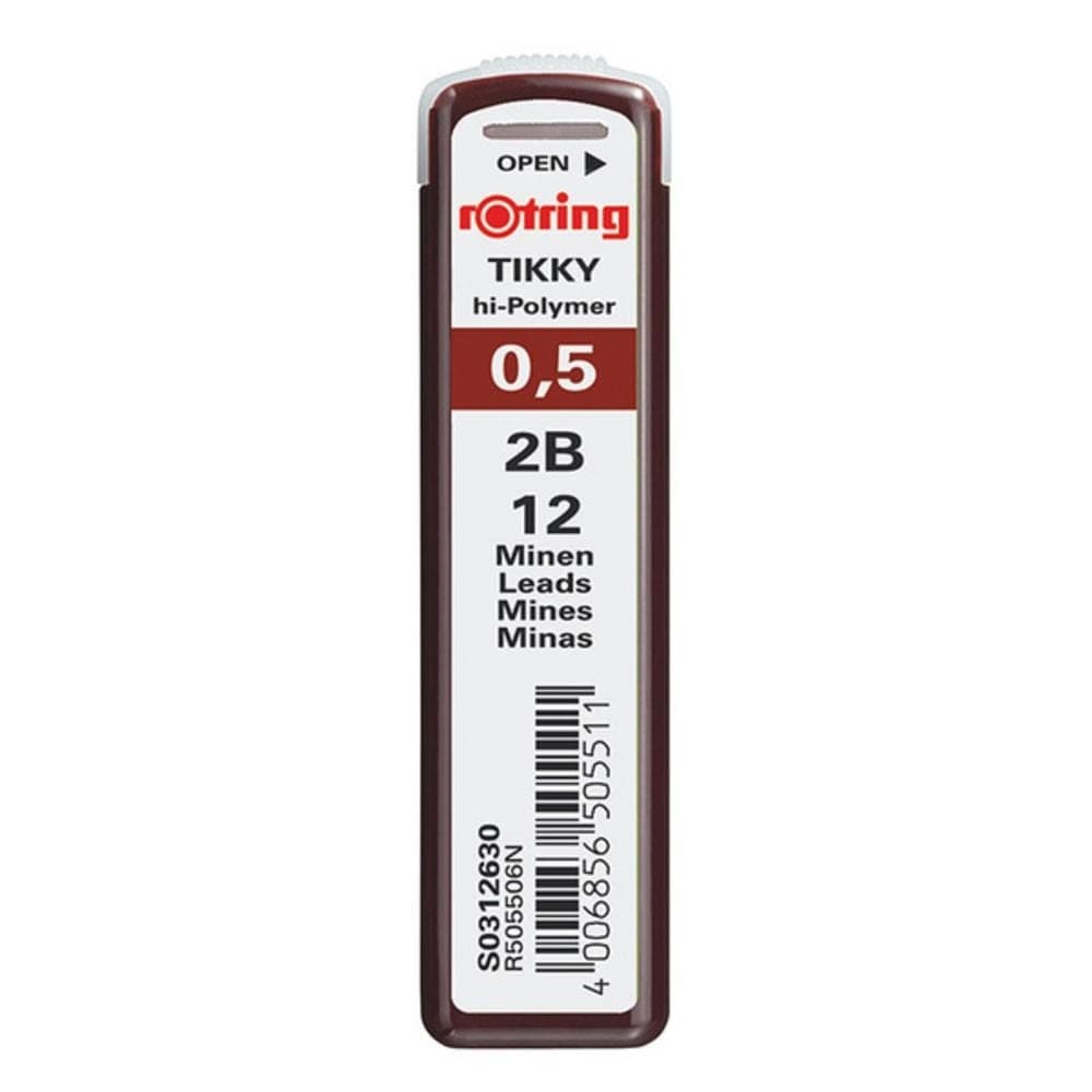 Rotring 0.5Mm Pencil Leads 2B